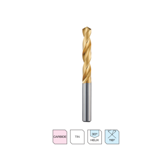 MŨI KHOAN NHÔM CARBIDE PHỦ TiN SSTD (WIDIN)