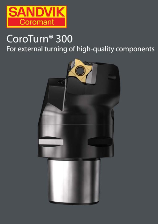 Mảnh dao CoroTurn® 300 - 8 cạnh cắt, hiệu suất vượt trội